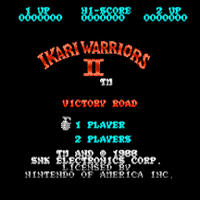 Ikari Warriors II Title Screen